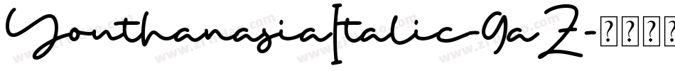 YouthanasiaItalic-9aZ字体转换