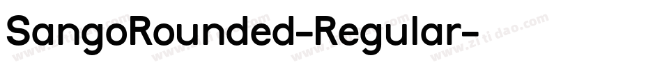 SangoRounded-Regular字体转换 SangoRounded-Regular字体转换