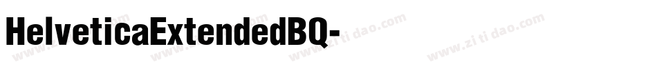 HelveticaExtendedBQ字体转换