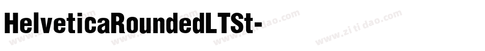 HelveticaRoundedLTSt字体转换