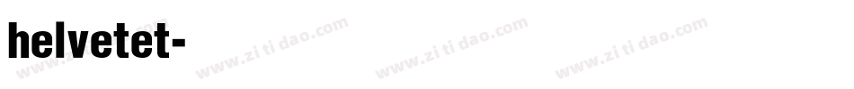 helvetet字体转换