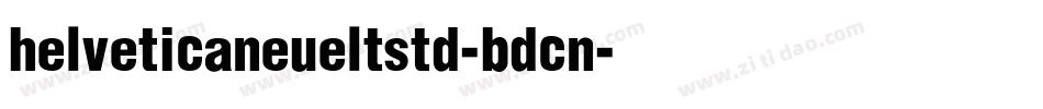 helveticaneueltstd-bdcn字体转换