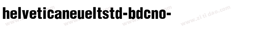 helveticaneueltstd-bdcno字体转换