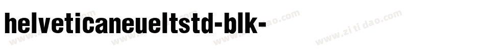 helveticaneueltstd-blk字体转换