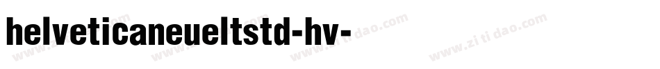 helveticaneueltstd-hv字体转换