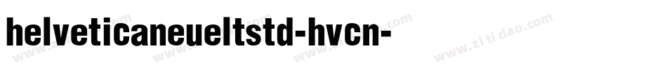 helveticaneueltstd-hvcn字体转换