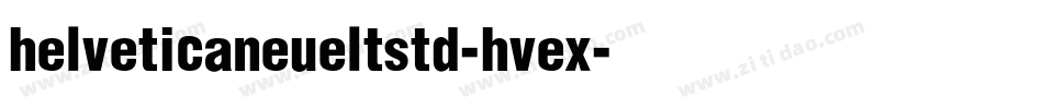 helveticaneueltstd-hvex字体转换