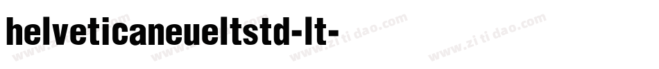 helveticaneueltstd-lt字体转换