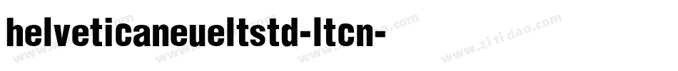 helveticaneueltstd-ltcn字体转换