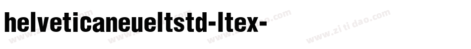 helveticaneueltstd-ltex字体转换