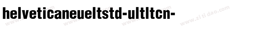helveticaneueltstd-ultltcn字体转换