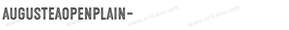 AugusteaOpenPlain字体转换