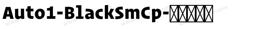 Auto1-BlackSmCp字体转换 Auto1-BlackSmCp字体转换
