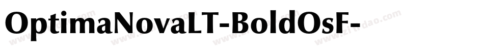 OptimaNovaLT-BoldOsF字体转换