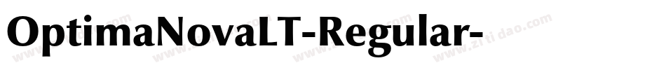 OptimaNovaLT-Regular字体转换