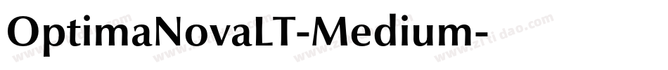 OptimaNovaLT-Medium字体转换