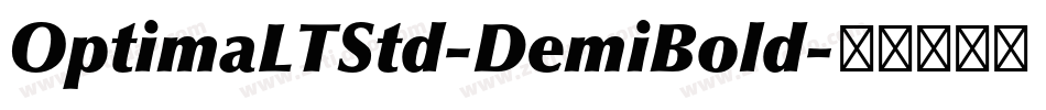 OptimaLTStd-DemiBold字体转换