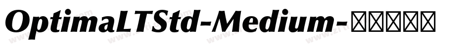 OptimaLTStd-Medium字体转换