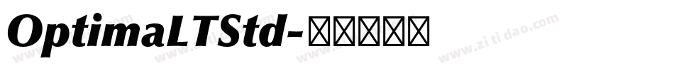 OptimaLTStd字体转换