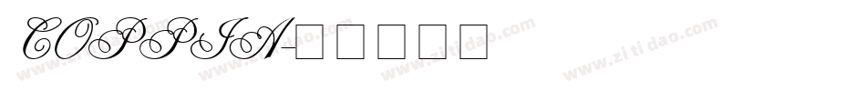 COPPJA字体转换