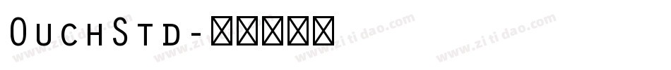 OuchStd字体转换
