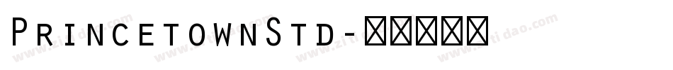 PrincetownStd字体转换