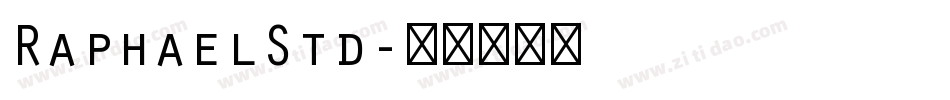 RaphaelStd字体转换
