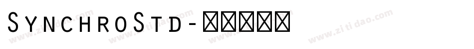 SynchroStd字体转换