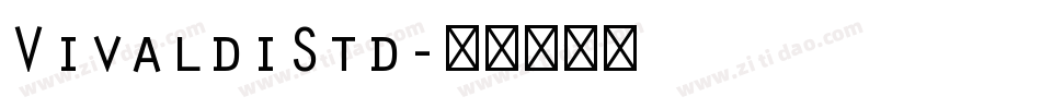 VivaldiStd字体转换