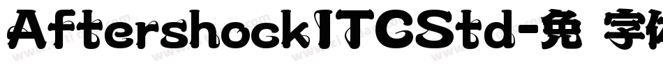 AftershockITCStd字体转换