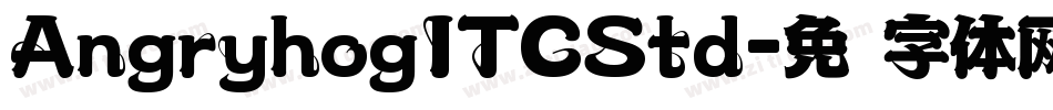 AngryhogITCStd字体转换