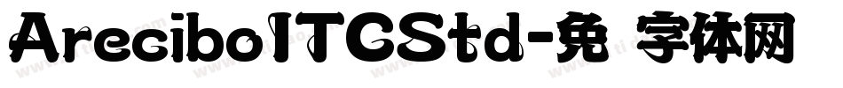AreciboITCStd字体转换