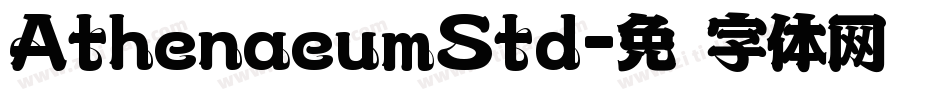 AthenaeumStd字体转换