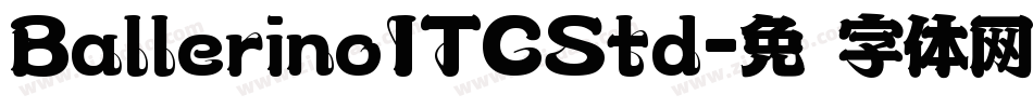 BallerinoITCStd字体转换