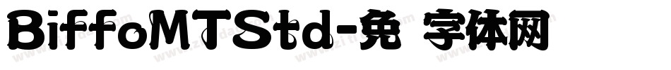 BiffoMTStd字体转换