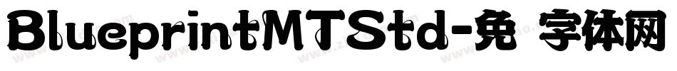 BlueprintMTStd字体转换