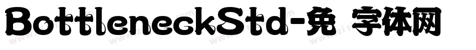 BottleneckStd字体转换
