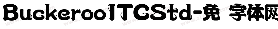 BuckerooITCStd字体转换