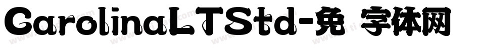CarolinaLTStd字体转换
