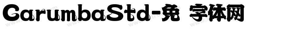 CarumbaStd字体转换