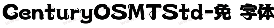 CenturyOSMTStd字体转换