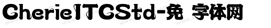 CherieITCStd字体转换