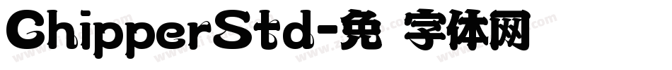 ChipperStd字体转换