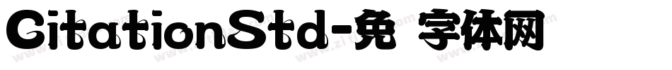 CitationStd字体转换