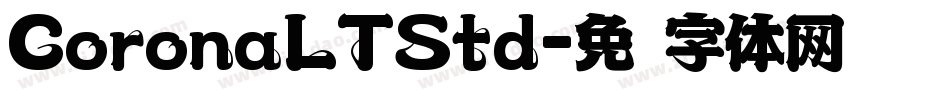 CoronaLTStd字体转换