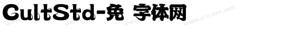 CultStd字体转换