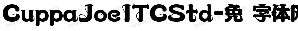 CuppaJoeITCStd字体转换