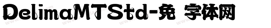 DelimaMTStd字体转换