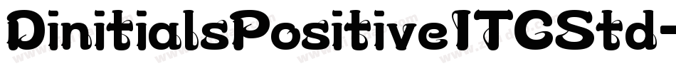 DinitialsPositiveITCStd字体转换