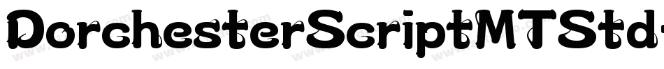 DorchesterScriptMTStd字体转换
